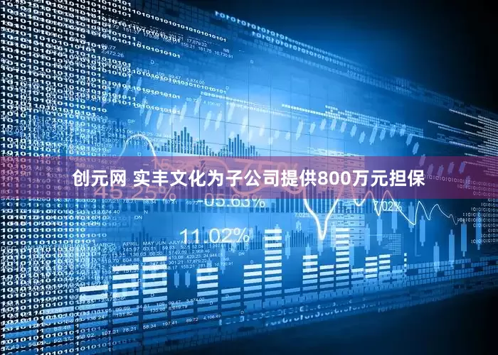 创元网 实丰文化为子公司提供800万元担保