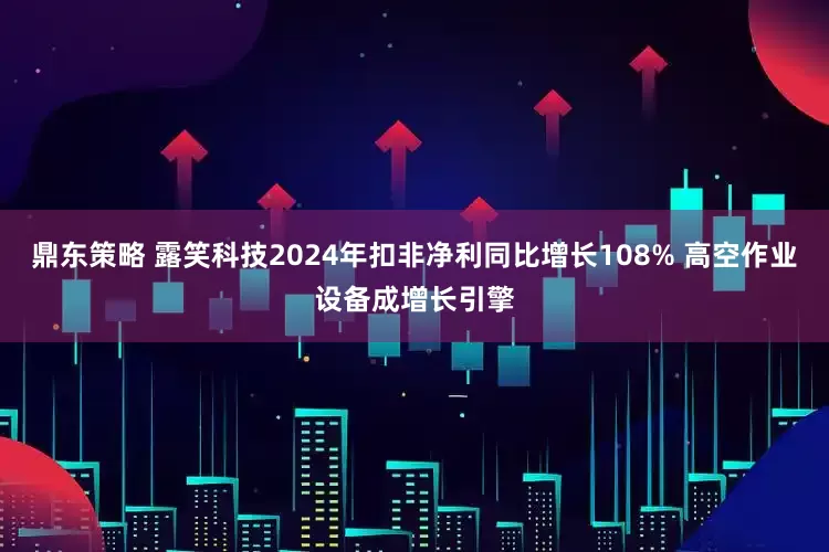 鼎东策略 露笑科技2024年扣非净利同比增长108% 高空作业设备成增长引擎